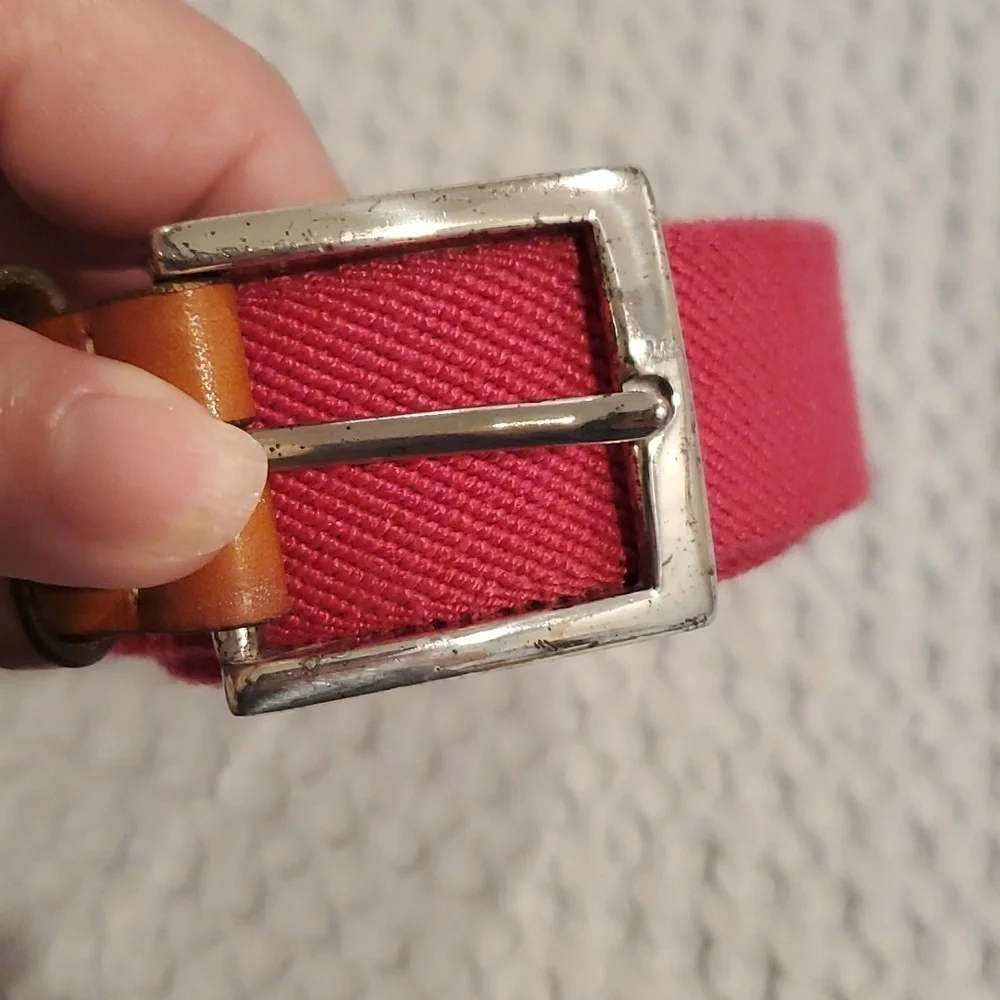 Trafalgar Pink Web Belt 34